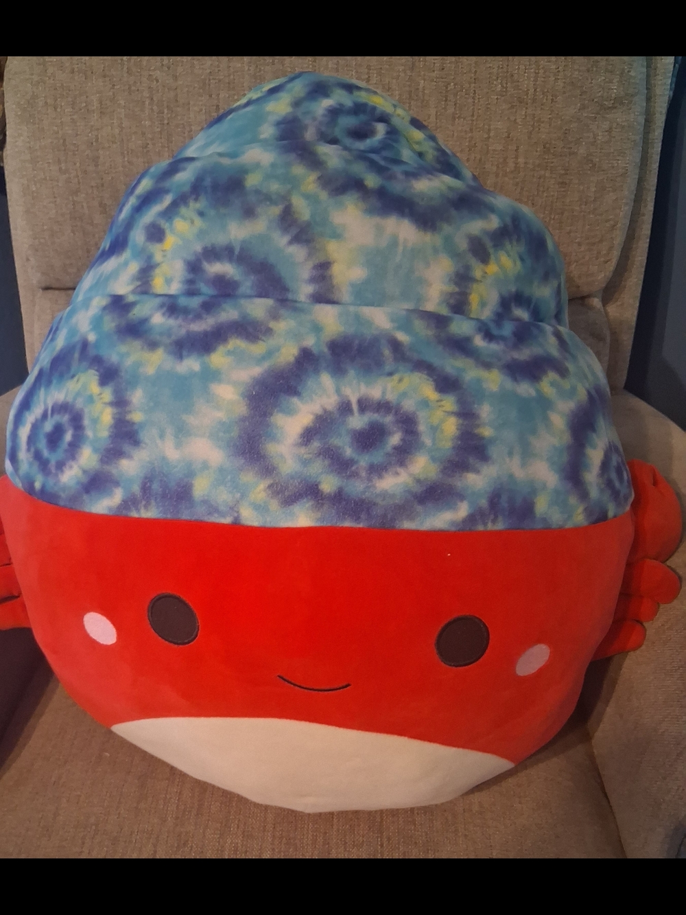 Orginal Hermit The Crab Squishmellow Tie Dye.